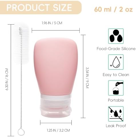 4-Piece Squeeze Salad Dressing Bottles Set