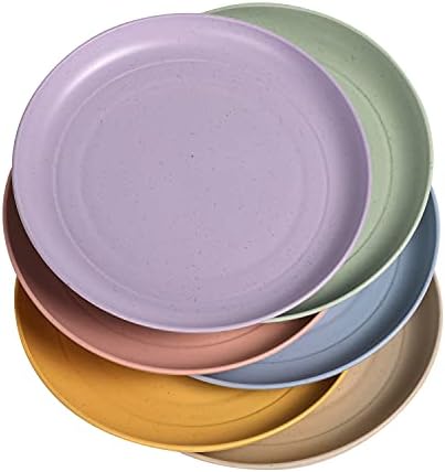 CAMBUY Lightweight Unbreakable Dinner Plates Set 6-Piece