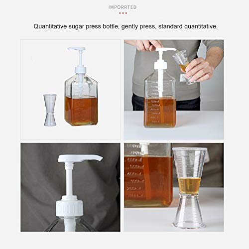 Sleek 1600ml Simple Press Pump Bottles