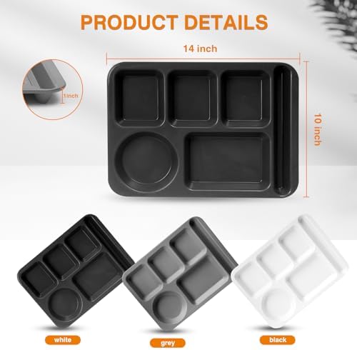 DYB DONGYONGBAO 14 Inch Large Divided Plates Set 3PCS
