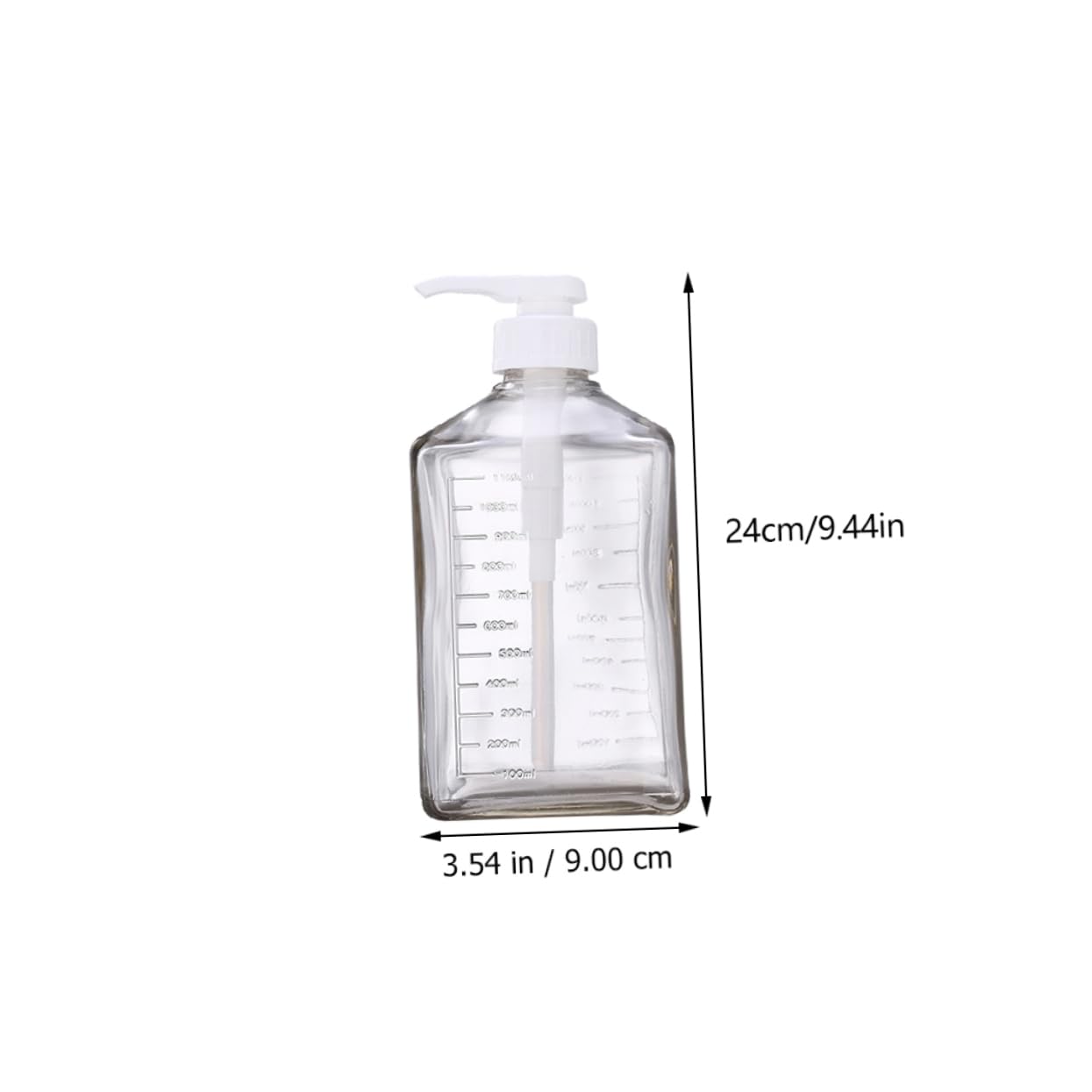 1100ML Glass Squeeze Bottle for Home Commercial Use - 10CC Capacity