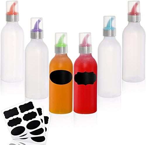6-Pack Squeeze Condiment Bottles