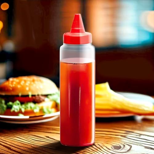 Amazing Abby 8-Ounce Plastic Squeeze Bottles Set of 6