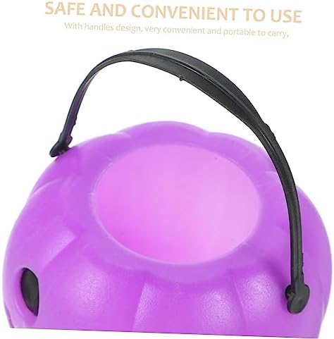 Halloween 3-Piece Candy Holder Set - Mini Bucket Cauldron Pumpkin Design