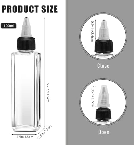 4-Piece Oil Squeeze Bottles