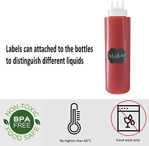 4-Pack Squeezer Bottles
