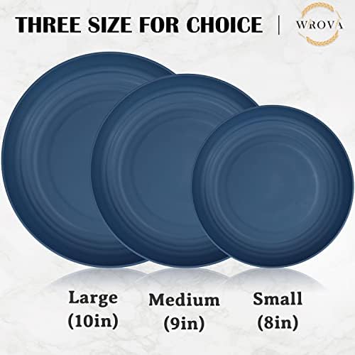 8-Piece Unbreakable Dinner Plates Set