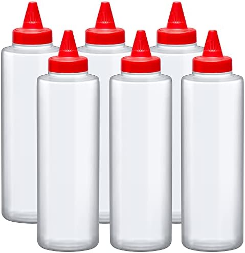 Amazing Abby 16-Ounce Plastic Squeeze Bottles Set of 6