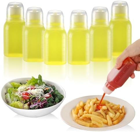 Mini Salad Dressing Containers Perfect for Luggage