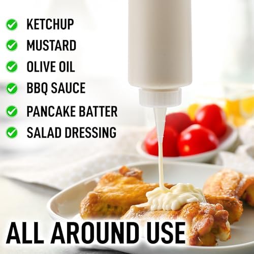 Zulay Kitchen 2-Pack Squeeze Bottles