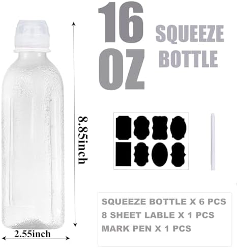 Sleek Design Squeeze Bottle Set for Cooking Camping