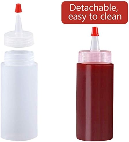 Convenient 4-Ounce Squeeze Bottles