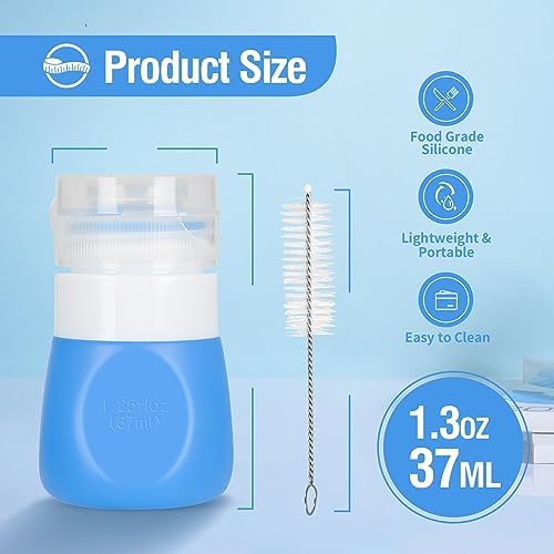 Perfect for Lunch Set of 4 Squeeze Salad Dressing Bottles