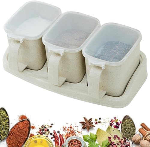 Convenient Kitchen Organization Track Smarts by ZPLuz - Seasoning Box with curves handle