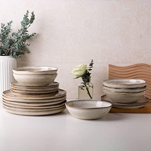 Unique Handmade Ceramic Plates Set