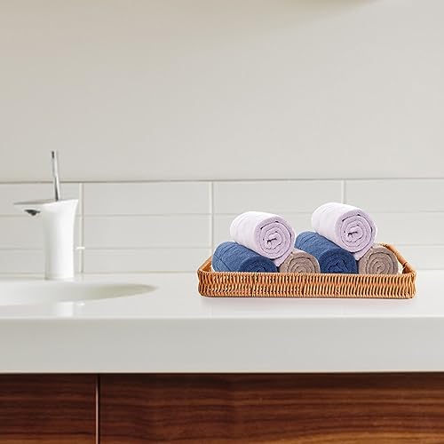 Yarlung 3 Pack Woven Baskets Serving Trays with Handles