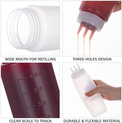 Squeeze Away Stress 3-Hole Condiment Bottles