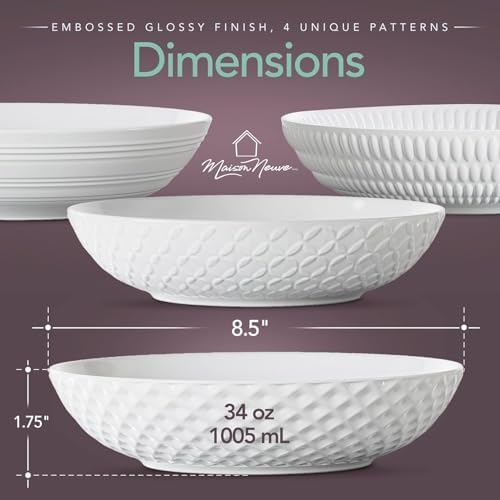 Elegant 4-Piece Porcelain Bowl Set for Durable Stylish dining