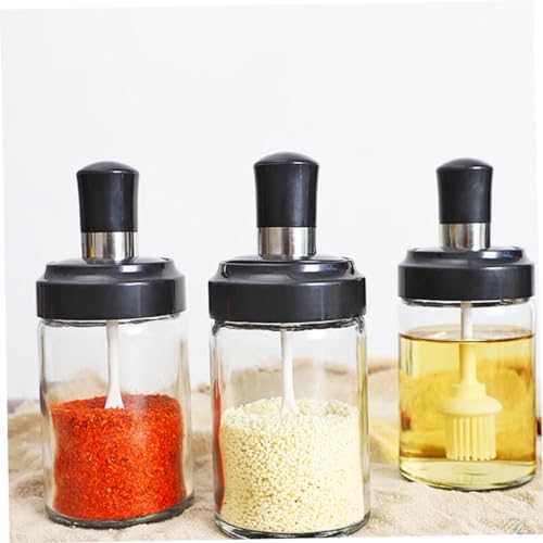 PrettyZoom 250ml Kitchen Spice Jars 3-Piece Set