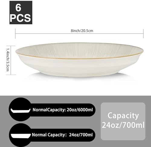 Sunshine Style Pasta Bowls 6 Set