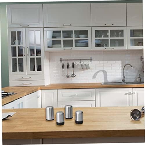 8-Piece Stainless Steel Seasoning Bottles
