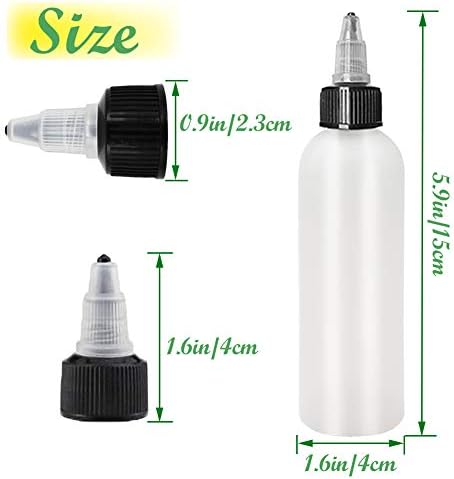 Leak-Proof Reusable Plastic Boston Squeeze Bottles