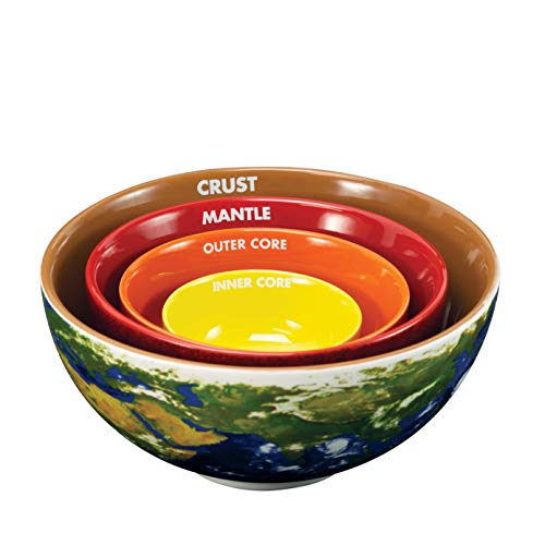 Nestable Earth Design Four Capacity Cross Section Bowls