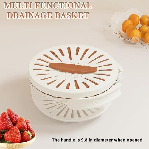 AYNEFY Fruit Washing Basket - Durable Mesh Design