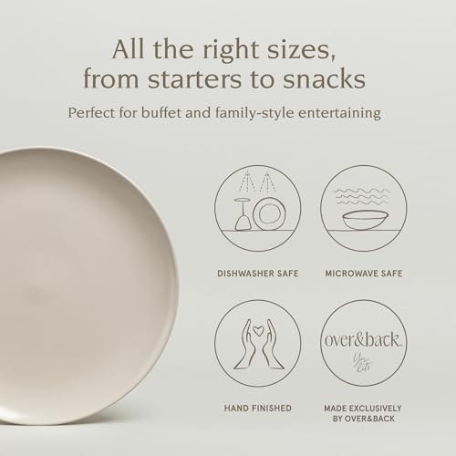Stunning Elegance in Every Bite ovback Coupe Stoneware Serving Platter