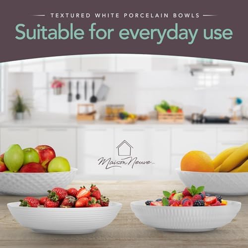 Elegant 4-Piece Porcelain Bowl Set for Durable Stylish dining