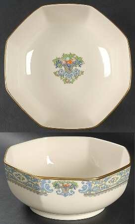 7 Octagonal Bowl Fine China Lenox