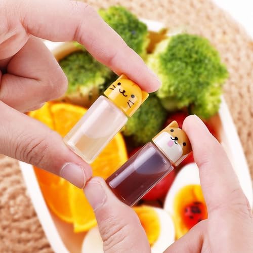 143 Pcs Animal-Themed Condiment Squeeze Bottles
