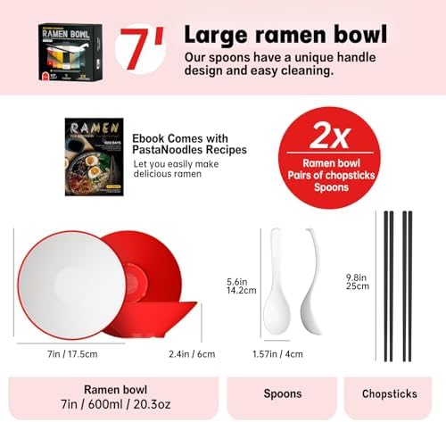 Compact github77167 Ramen Bowls Set by YTLEMON