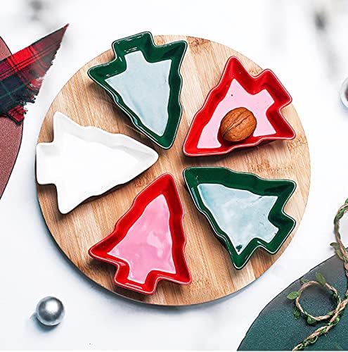 Rotating Colorful 108-inch 5PCS Plates Set
