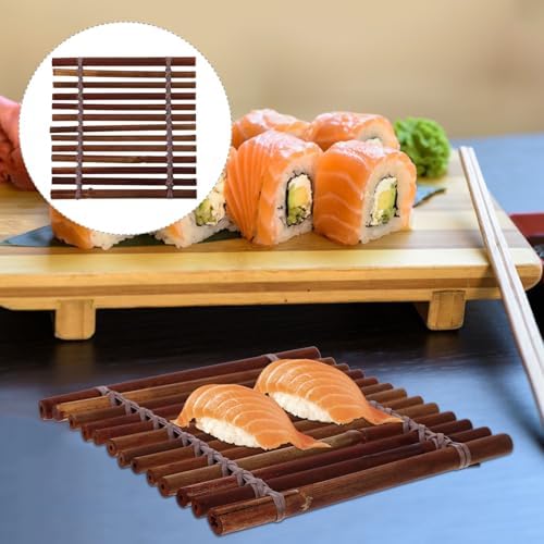 MOLUCKFU Bamboo Sushi Plate Decorations