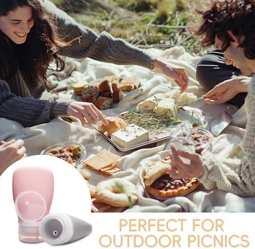 4-Piece Squeeze Salad Dressing Bottles Set