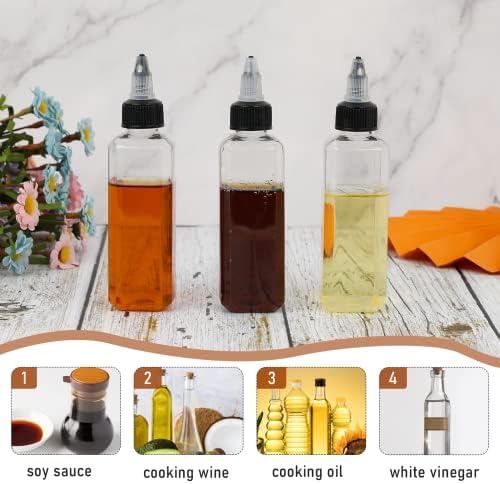 4-Piece Oil Squeeze Bottles