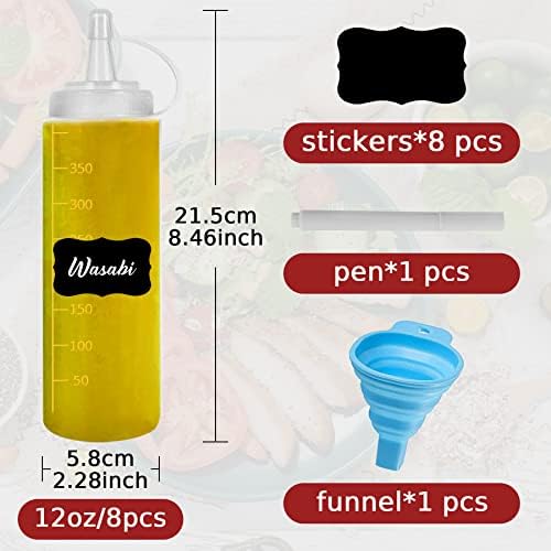 Squeeze Bottle Set for Kitchen Convenience
