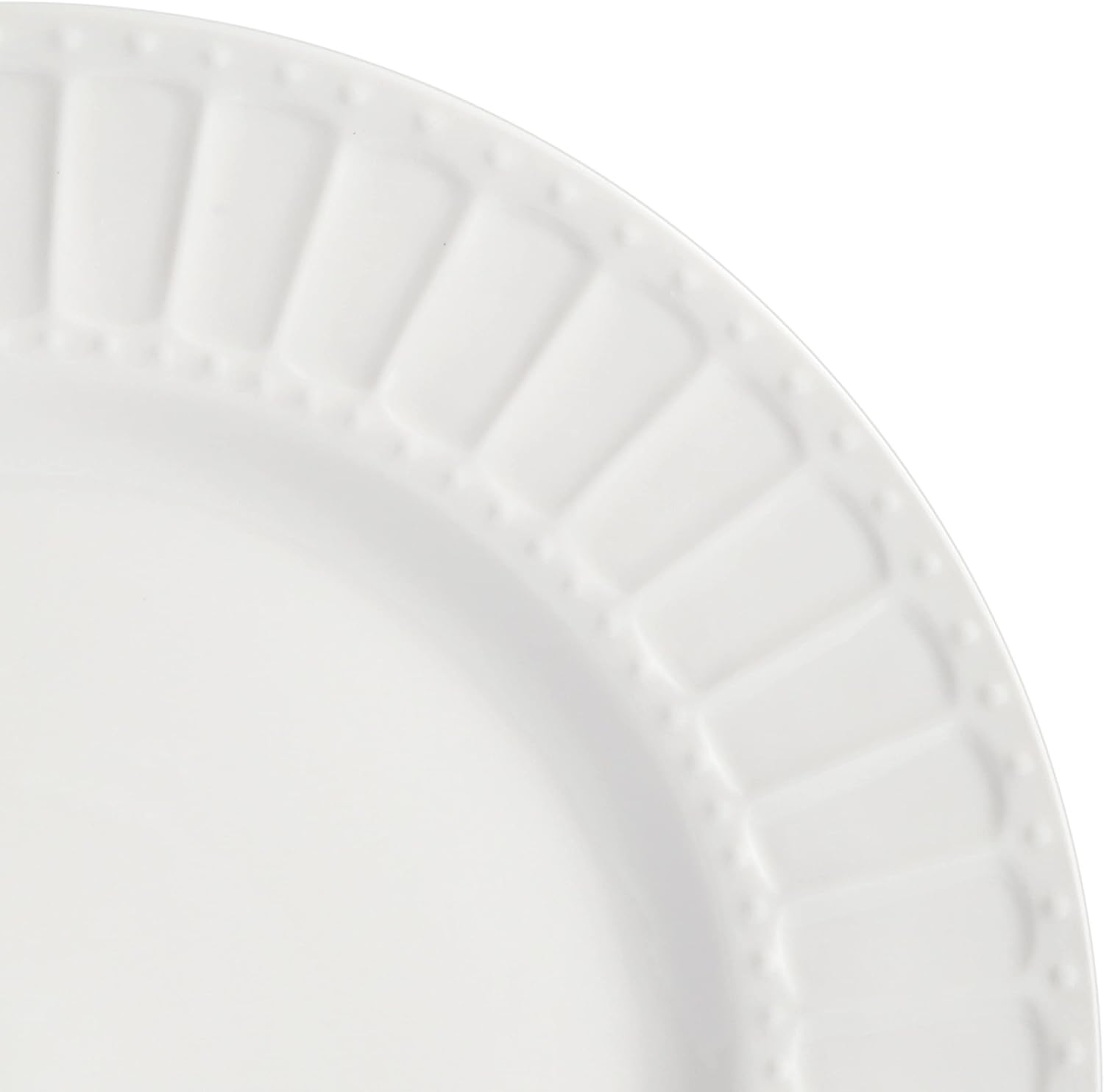 Gibson Home Zen Buffet Dinnerware Set Service for 8 Embossed