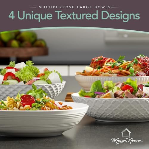 Elegant 4-Piece Porcelain Bowl Set for Durable Stylish dining