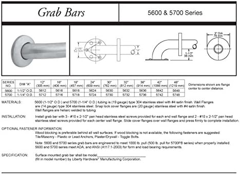 Delta 18 Inch Concealed Screw Bath Safety Grab Bar Stainless Steel