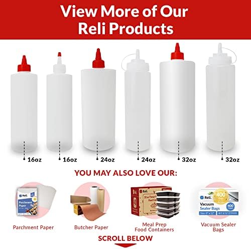 Reli 32 oz Squeeze Bottles