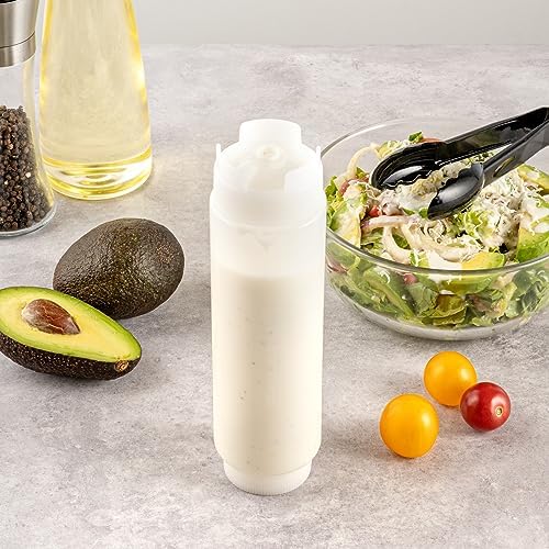 Restaurantware FIFO Inverted Plastic Squeeze Bottle - 16oz Perfect for Restaurants