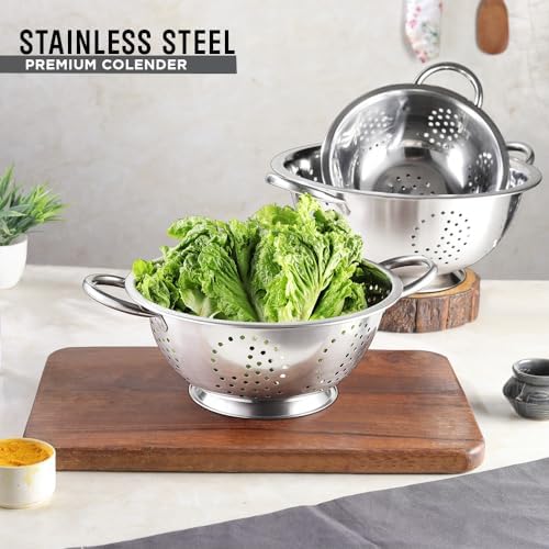Premium Stainless Steel Mixing Bowls Set - Space-Saving Easy to Clean