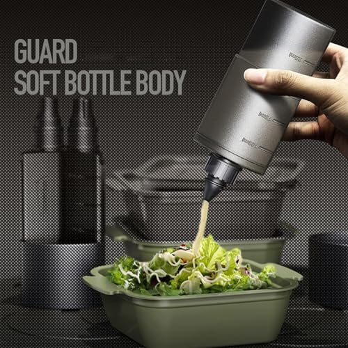 Camping BBQ Squeeze Condiment Bottle by Cyni - Outdoor Use