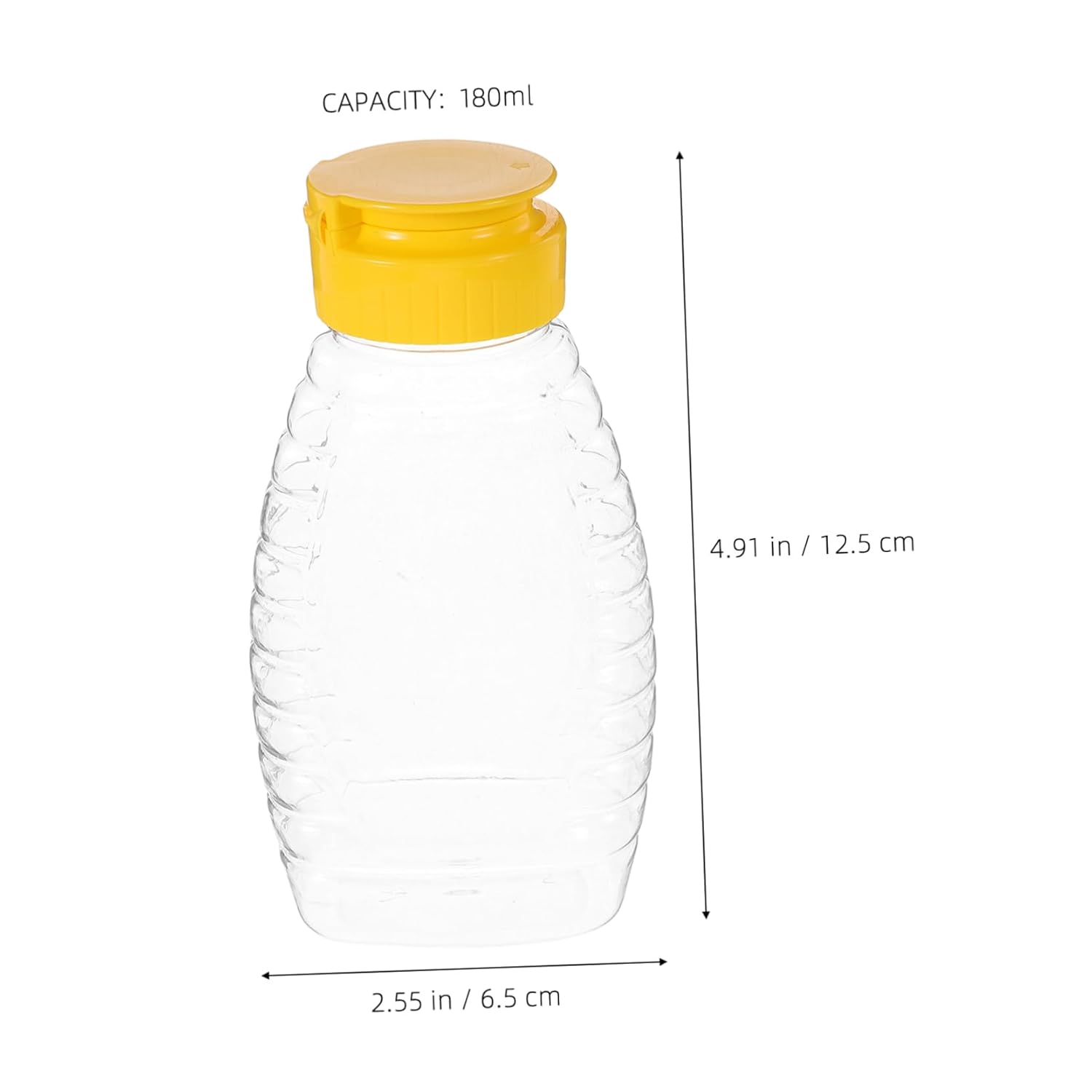 HANABASS 2-Piece Honey Squeeze Bottle Dispenser 180ML