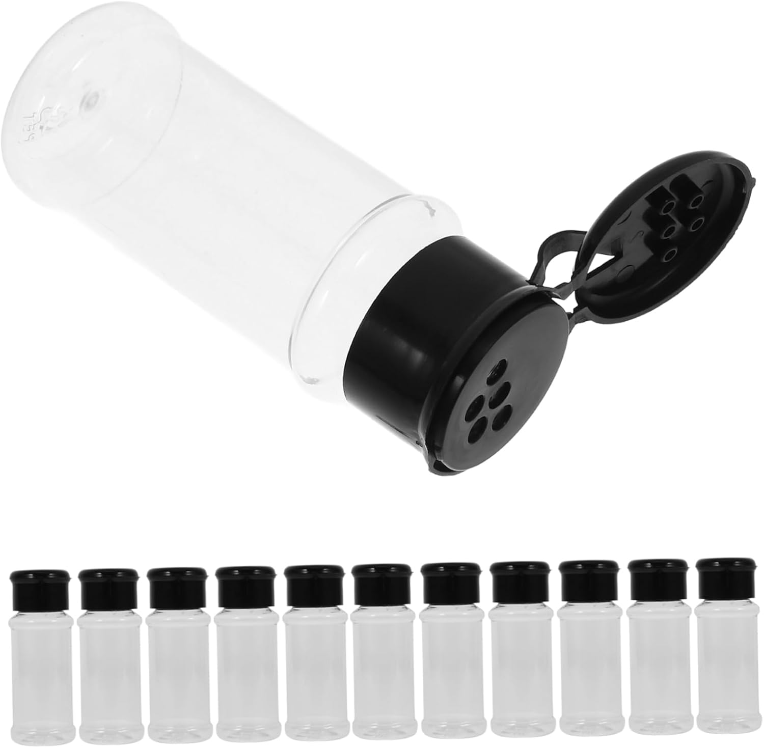 60packet Transparent Seasoning Bottle Dispenser