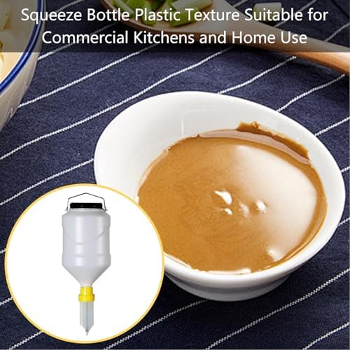 Efficient 3L Condiment Squeeze Bottle