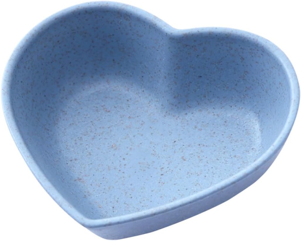 4-Piece set of Handmade Organic Heart-Shaped Encoding Dipping Bowls