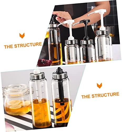 BrightFufu 500ml Press Bottle Honey Jar Dispenser Compact and Reusable Squeeze Bottle